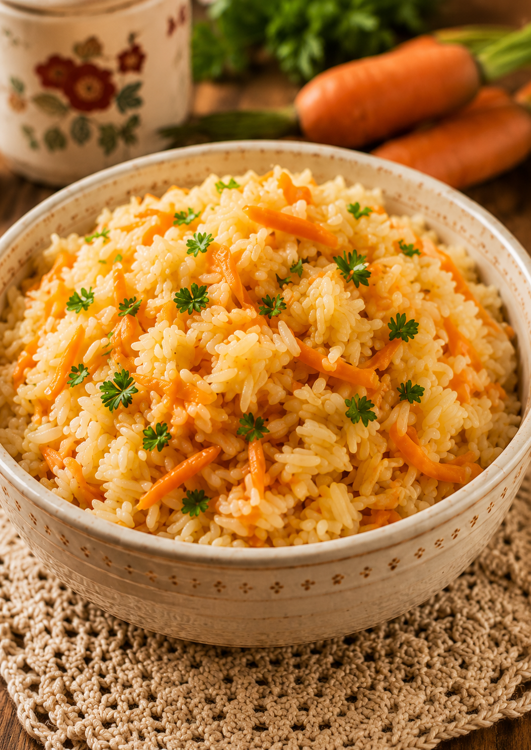 Arroz com Cenoura